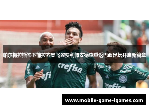 帕尔梅拉斯签下前拉齐奥飞翼费利佩安德森重返巴西足坛开启新篇章 帕尔梅拉斯签下前拉齐奥飞翼费利佩安德森重返巴西足坛开启新篇章
